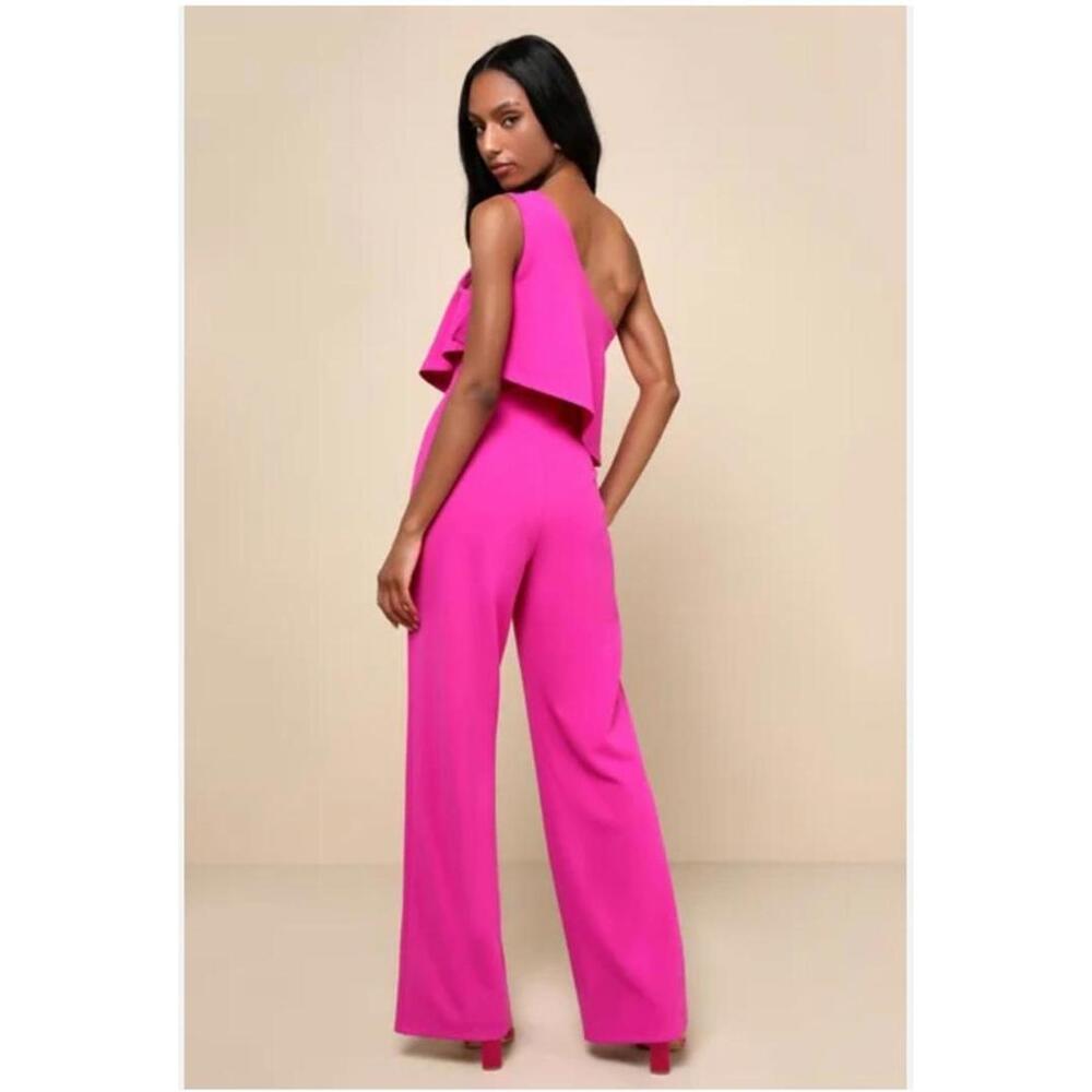 Lulus One Shoulder Jumpsuit/Romper NWT Womens Sz Small